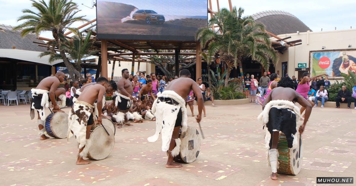 人, 传统, 公共广场 非洲舞蹈4k高清CC0视频素材插图