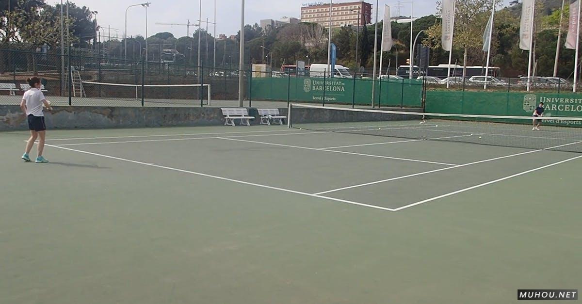 人们打网球比赛运动CC0视频素材