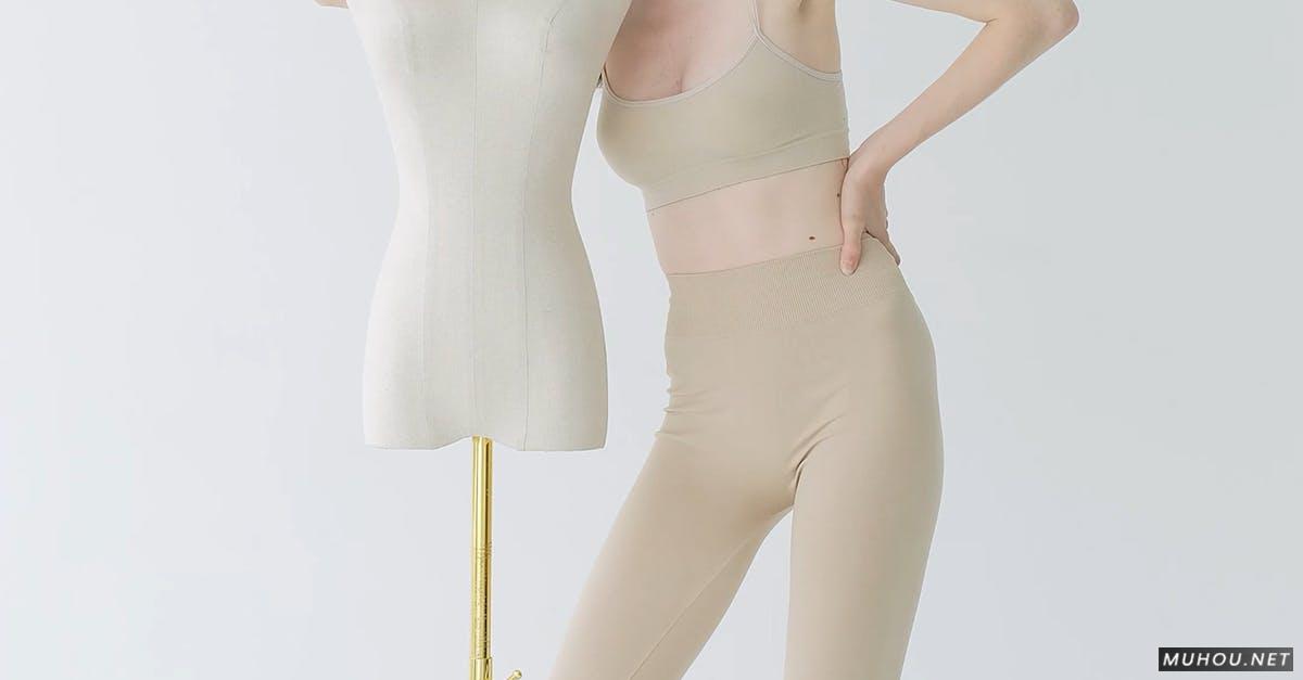 内衣模特性感4k竖屏高清CC0视频素材插图