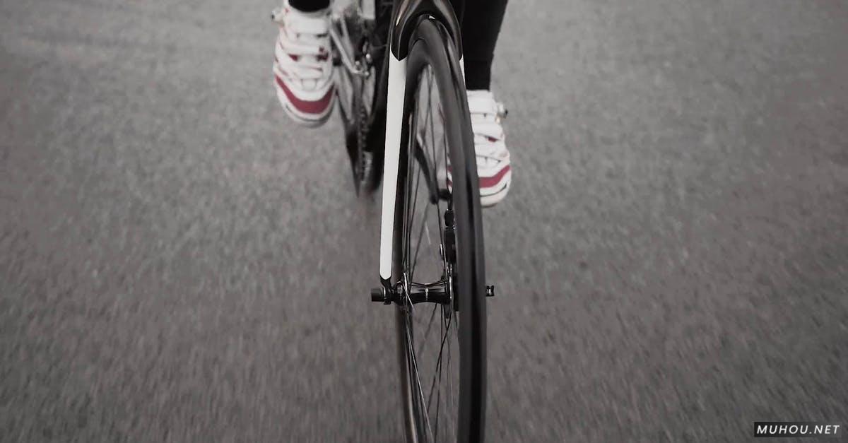 公路自行车特写拍摄高清CC0视频素材插图