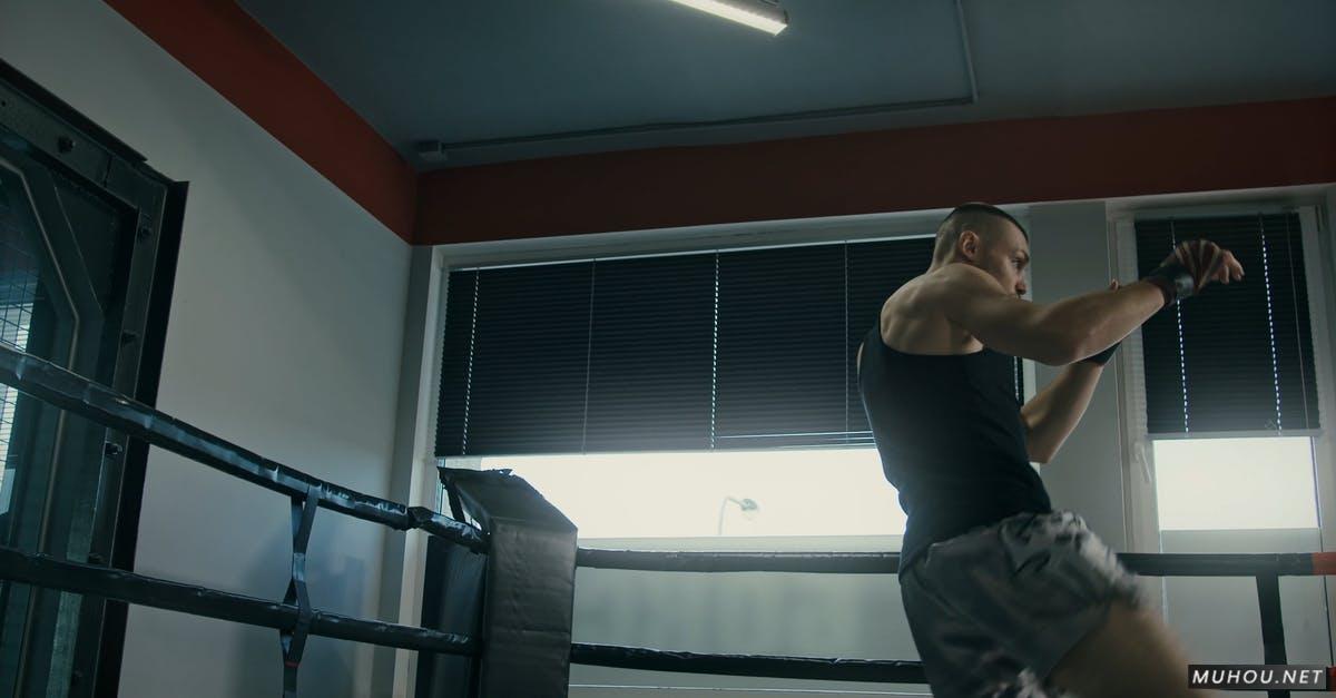 拳击手组合拳动作4k高清CC0视频素材插图
