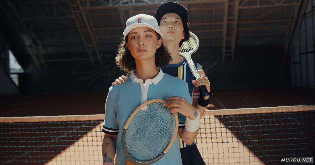 两个女人网球运动免版权4K视频下载插图