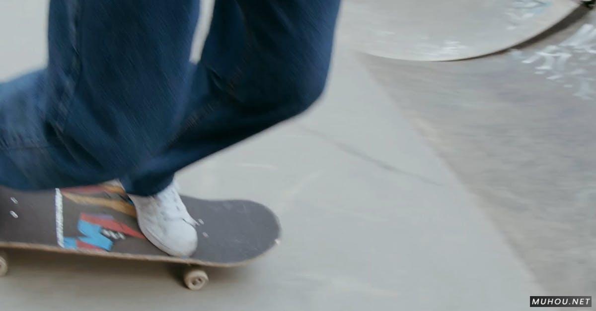 滑板快速下坡运动拍摄4K视频下载插图