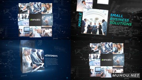 企业促销包高科技时空互联网AE视频模板插图