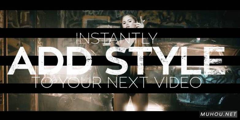 嘻哈风格现代音乐视频拖拽遮罩素材下载