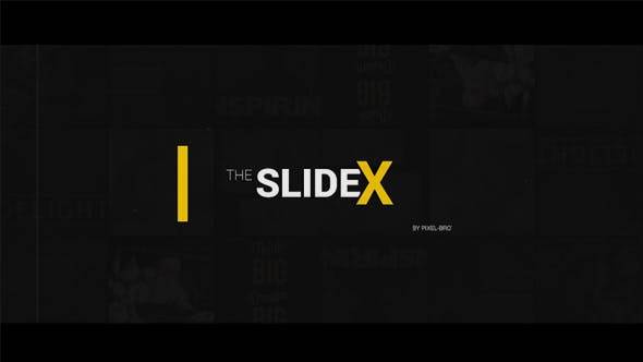SlideX4k照片图文混排AE视频模板插图