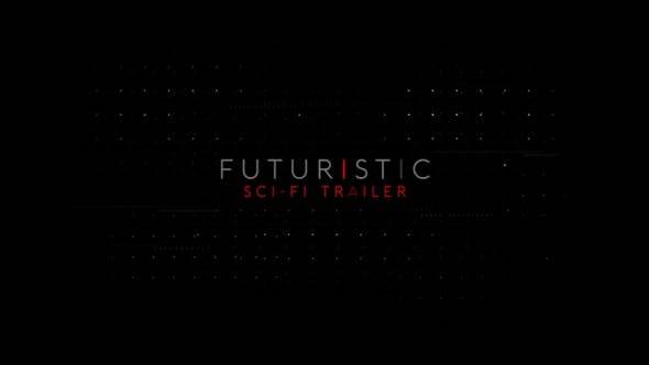 未来派电影科幻预告片片头AE视频模板插图
