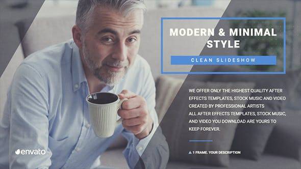 优雅的公司幻灯片AE视频模板插图