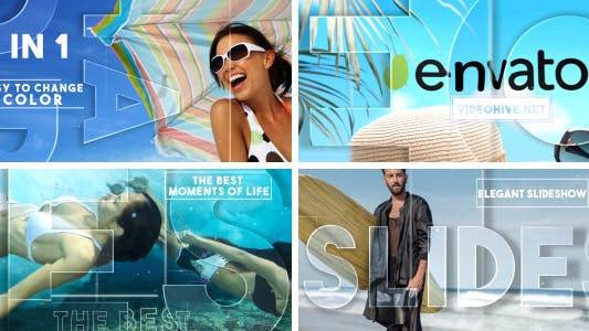 折射文字特效文字动画AE视频模板插图