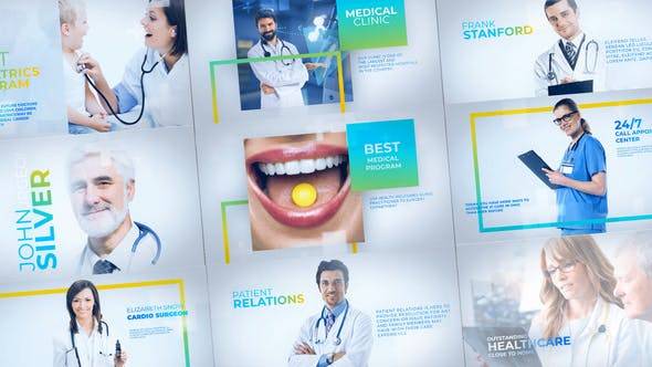 医院医疗医学保健宣传AE视频模板插图