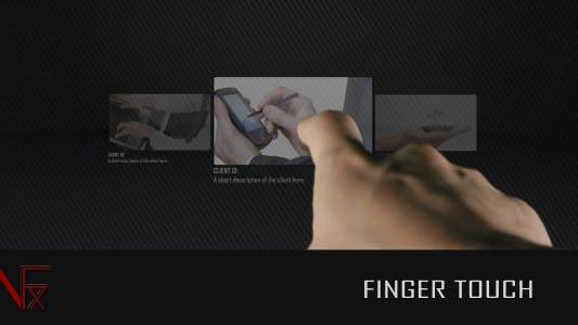 手指触摸-介绍您的业务AE视频模板插图