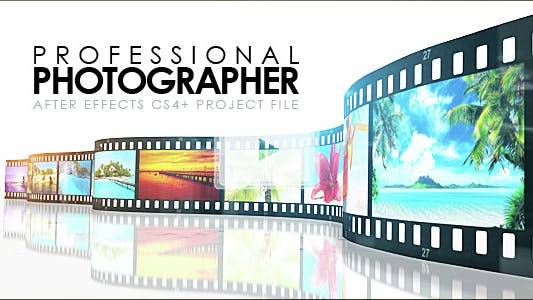 专业摄影师交卷画廊AE视频模板插图