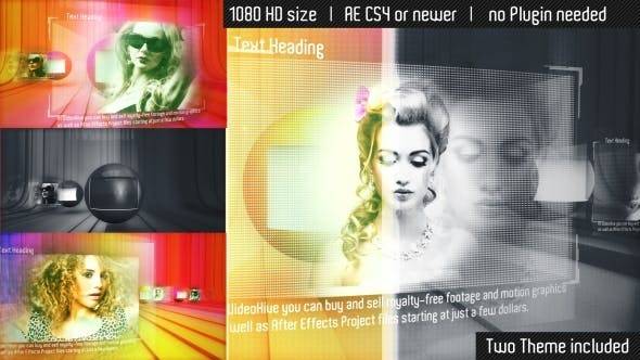 球体灯创意3d投影设计AE视频模板插图