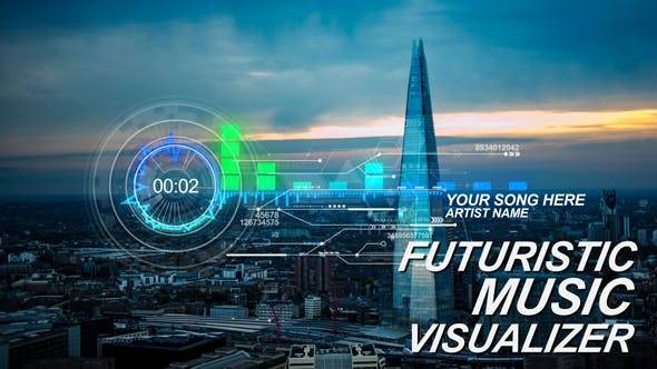 未来科技主义音乐视觉AE视频模板插图