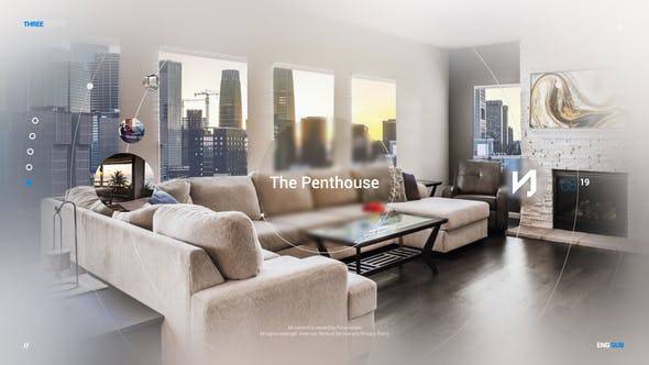 住宅和房地产展示AE视频模板插图