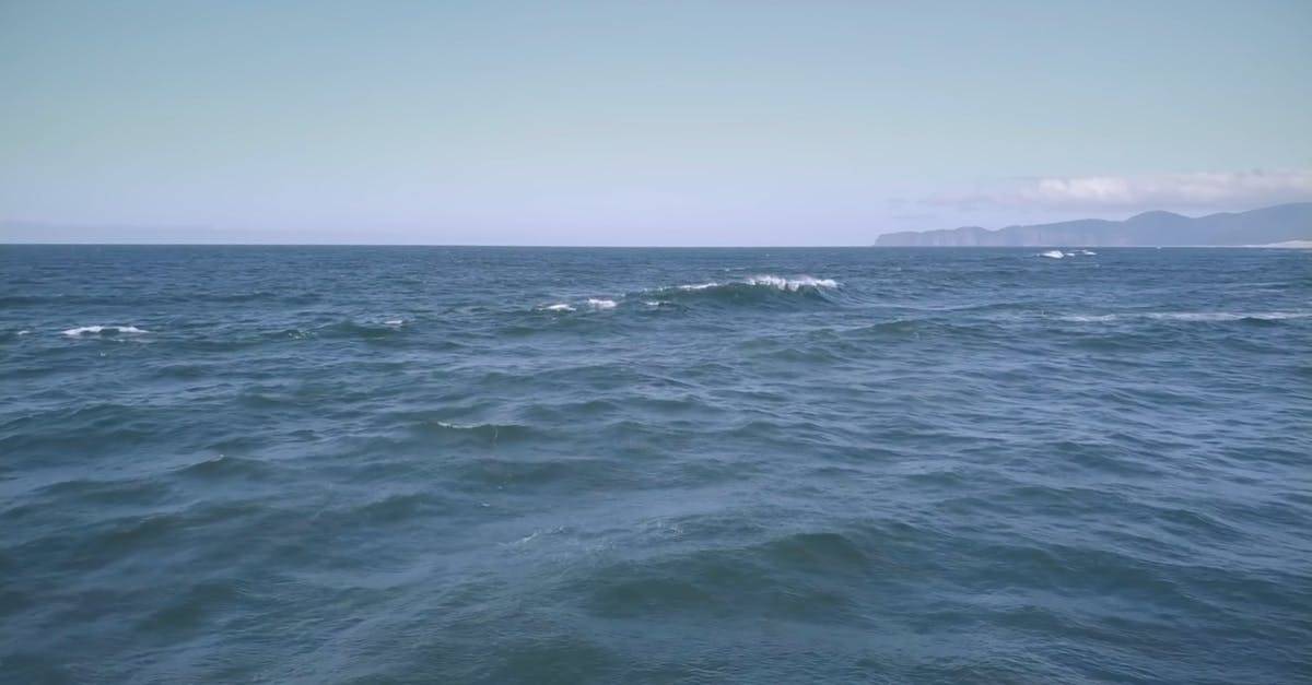 DJI大海的地平线夏天航拍4K高清CC0视频素材插图