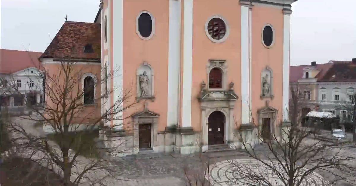 教堂建筑航拍镜头高清CC0视频素材插图