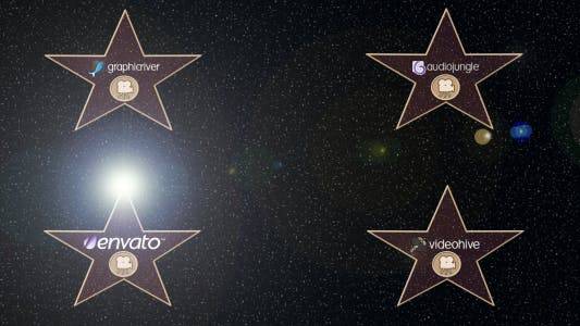 星光大道红色舞台片头AE视频模板插图