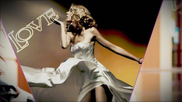 美丽的画廊三维玻璃切片AE视频模板插图