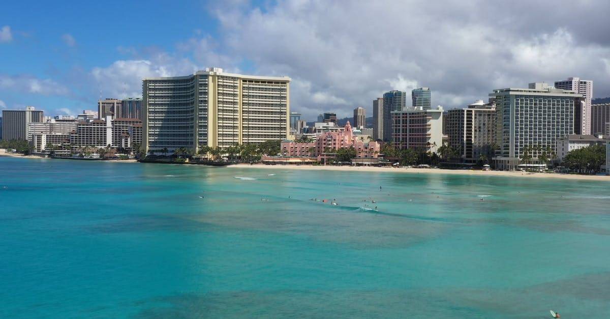 夏威夷海边城市4k航拍高清CC0视频素材插图