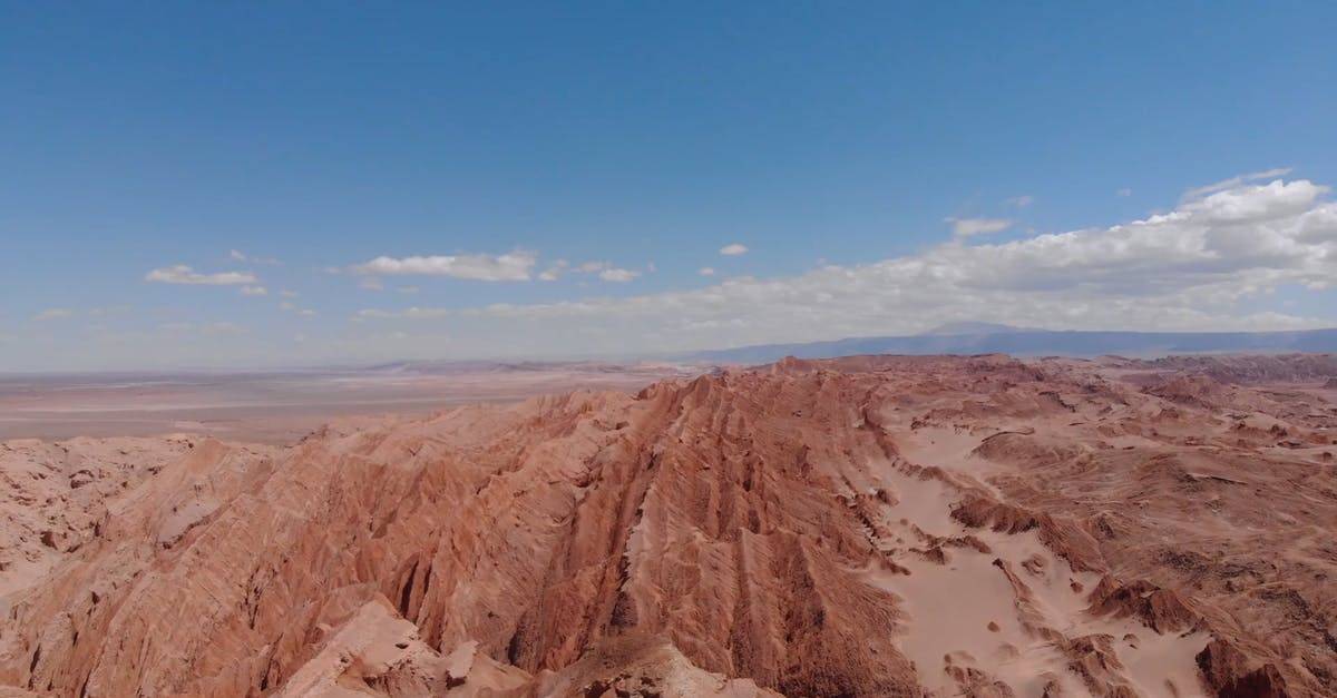 地平线航拍地质结构黄土坡高清CC0视频素材插图