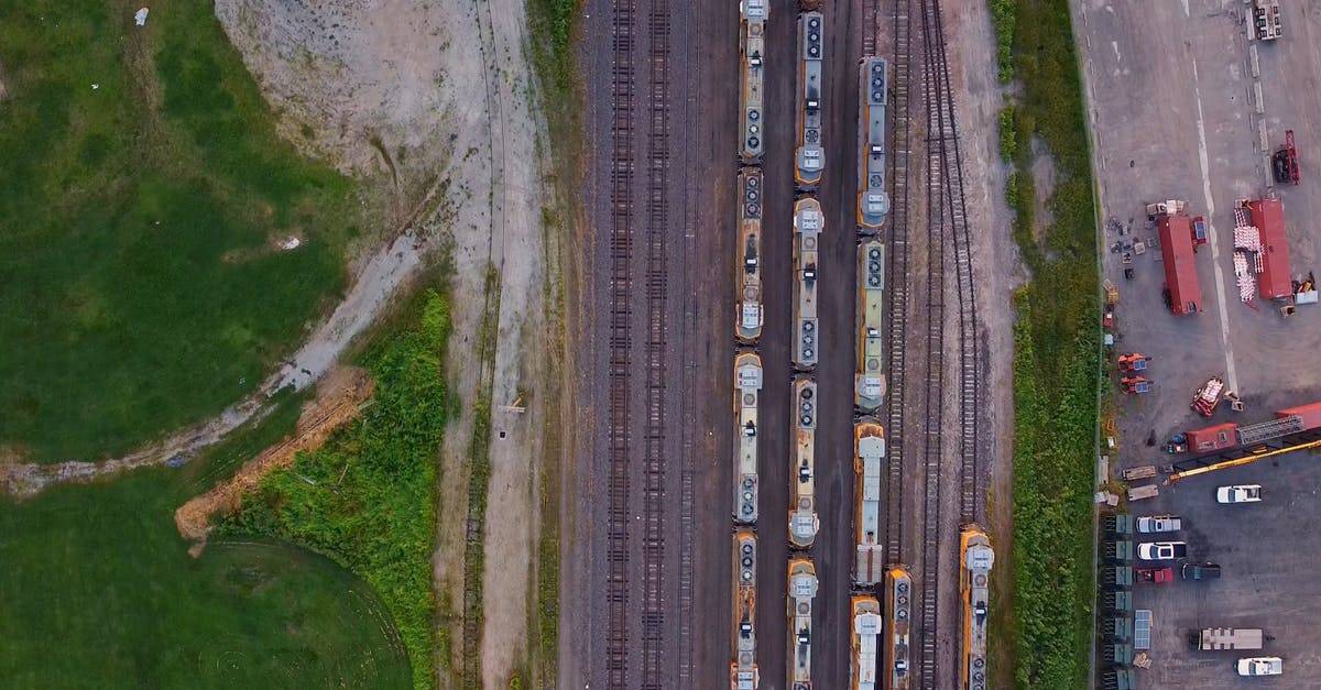 交通系统火车铁轨航拍4K高清CC0视频素材插图