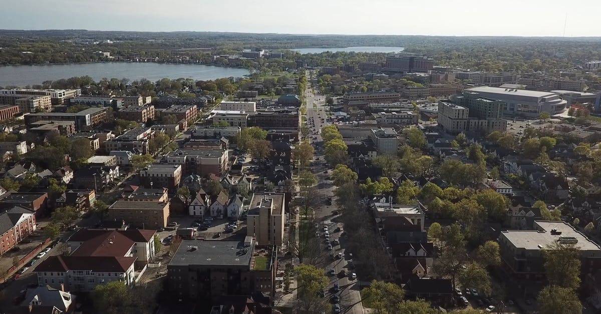 威斯康星国会大厦城市景观航拍高清CC0视频素材插图