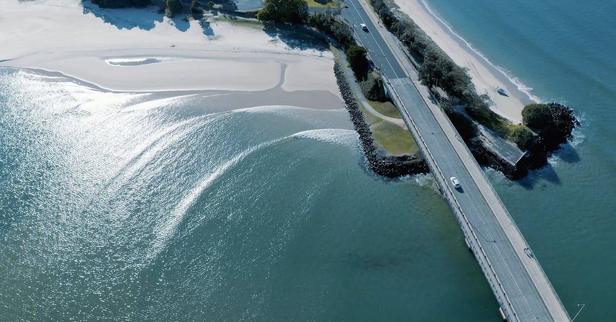 澳大利亚海边城市高空大桥航拍4k高清CC0视频素材插图