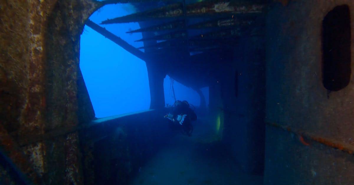 水下乘船潜水4k高清CC0视频素材