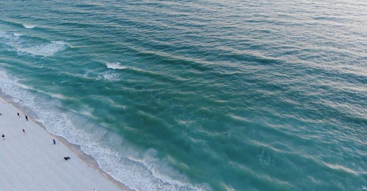 佛罗里达航拍海边海岸线俯视图高清CC0视频素材插图