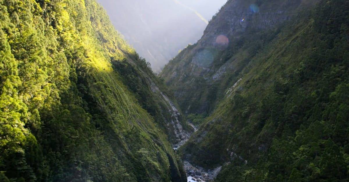 山脉之间的一条河的无人机画面CC0视频素材插图 山脉之间的一条河的无人机画面CC0视频素材插图