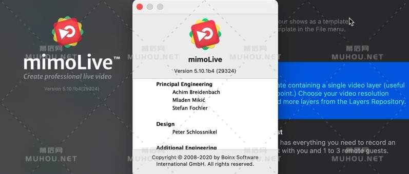 mimoLive V5.10.1b4破解版下载 (MAC直播推流剪辑软件) 支持Silicon M1插图8