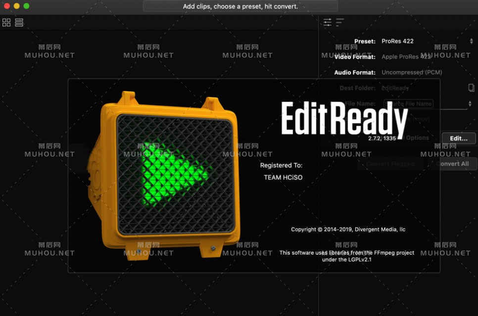 EditReady 2.7.2破解版下载 (MAC万能视频转码器) 支持Silicon M1插图2