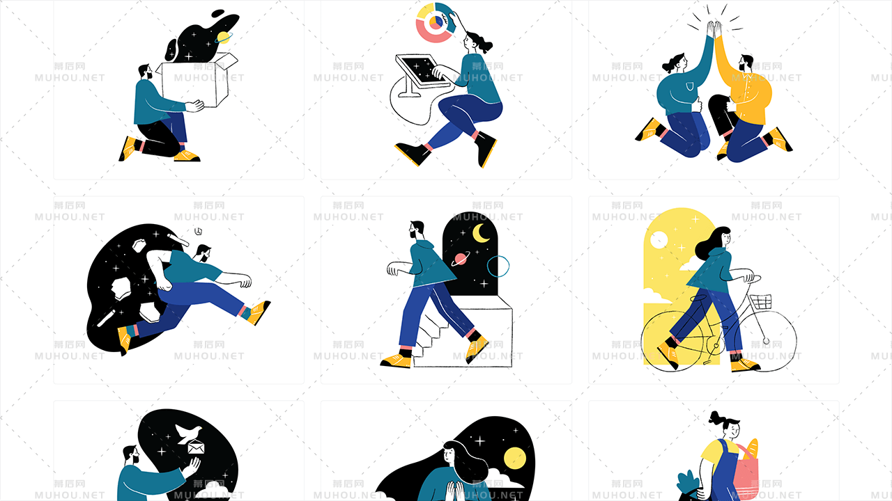 ProductHunt上每日推荐排名第5的插画素材网站插图5
