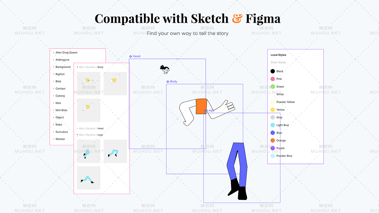 未来风格类型的免费可商用插画网站插图4