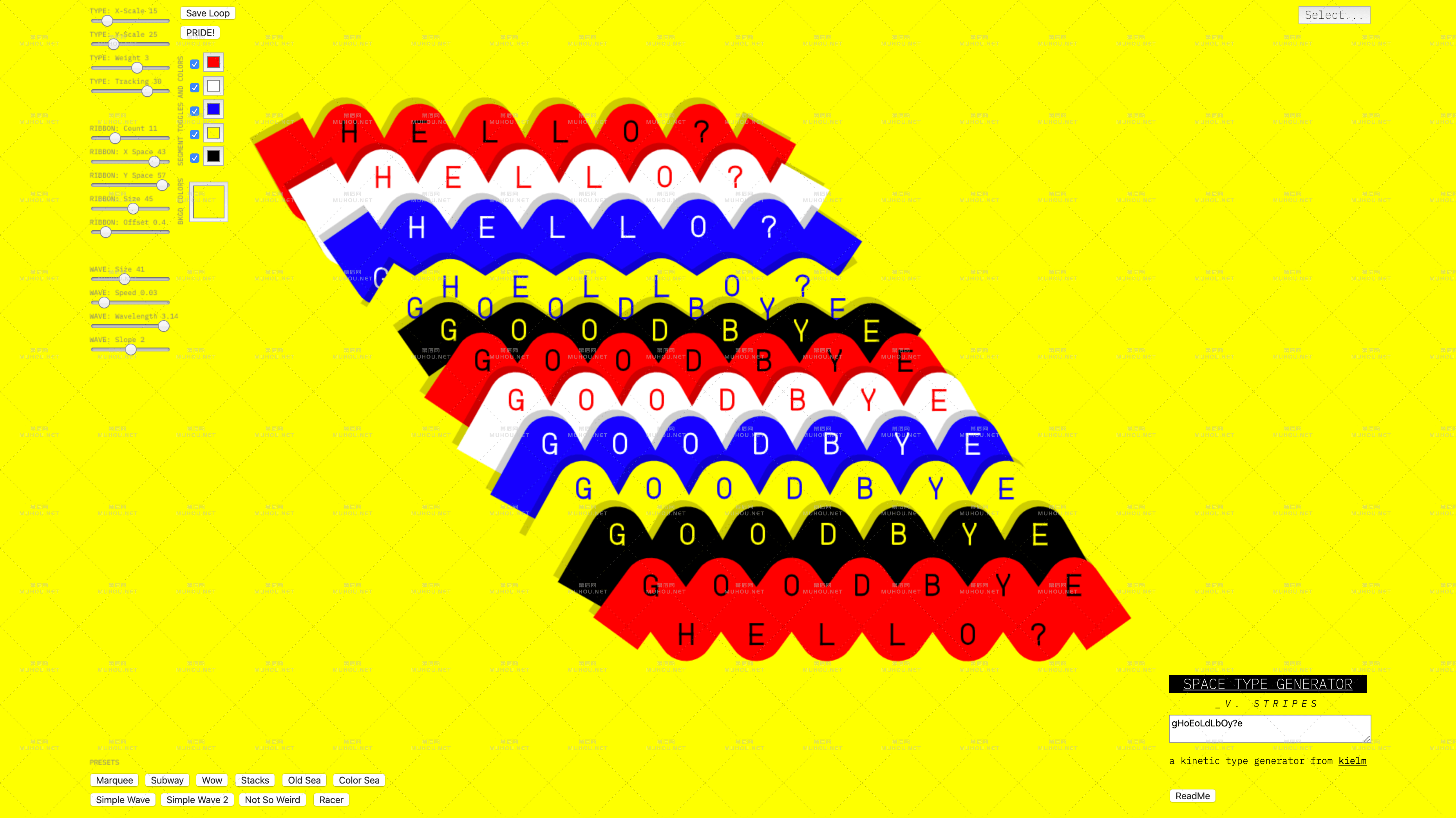 字体动效神器网站 - Space Type Generator插图2