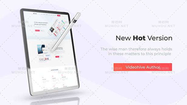 iPad平板电脑APP应用促销视频AE模板插图