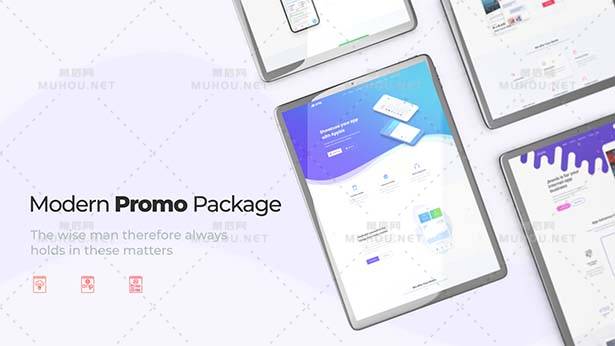 iPad平板电脑APP应用促销视频AE模板插图