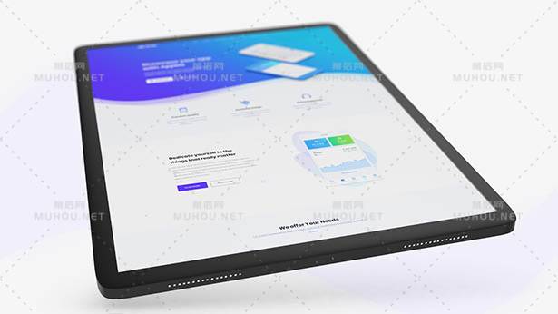 iPad平板电脑APP应用促销视频AE模板插图