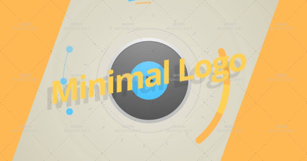 迷你logotype动画标志AE视频模板