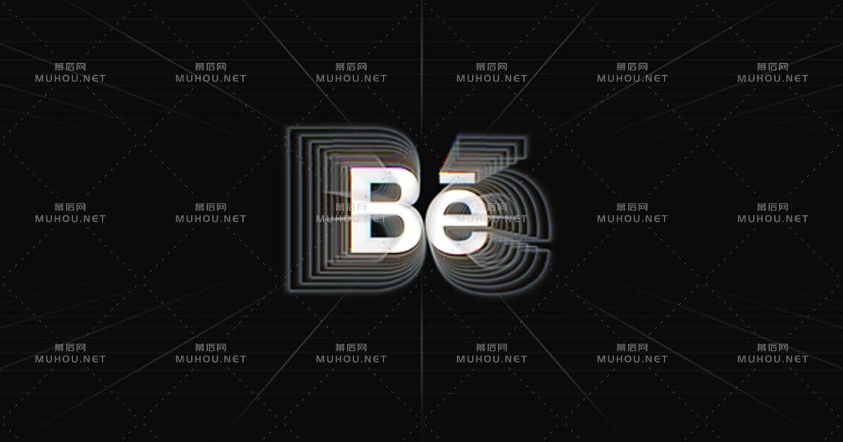 Premiere Pro的现代信号干扰标志PR视频模板