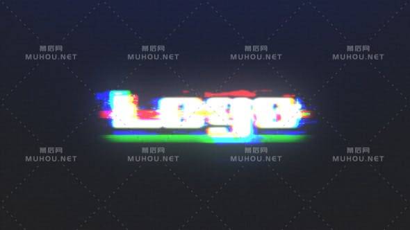 Fast Glitch RGB激光抖动LOGO标志Reveal - Premiere ProPR视频模板插图