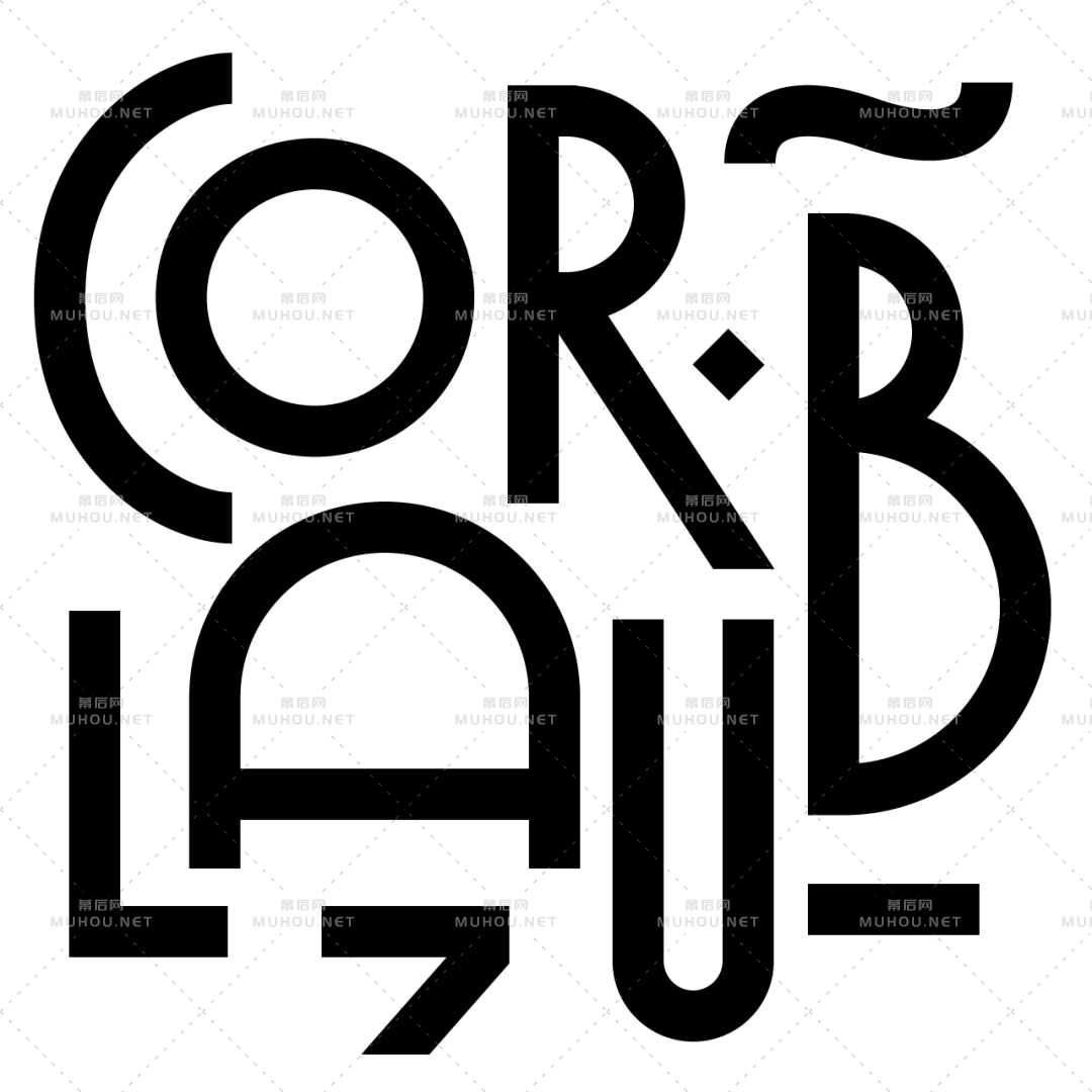 Rafael Serra简洁充满创意的字体作品