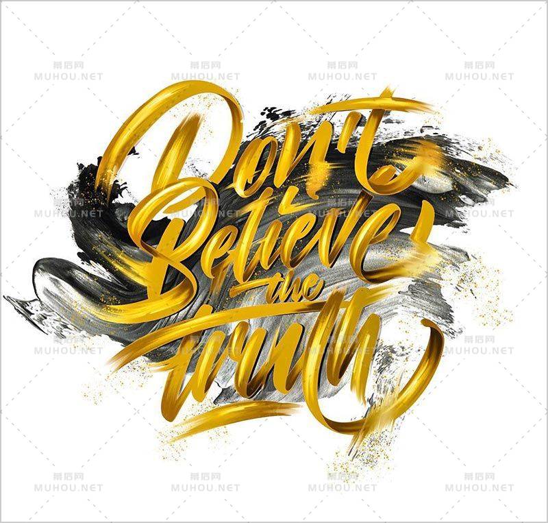 Luis Lili炫酷手绘书法字设计