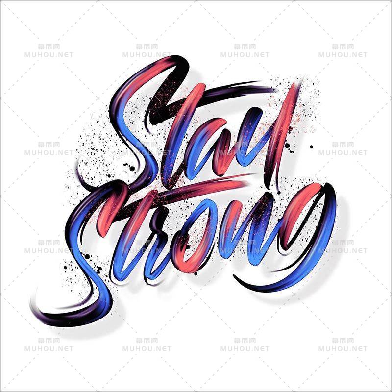 Luis Lili炫酷手绘书法字设计