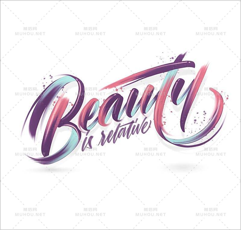 Luis Lili炫酷手绘书法字设计