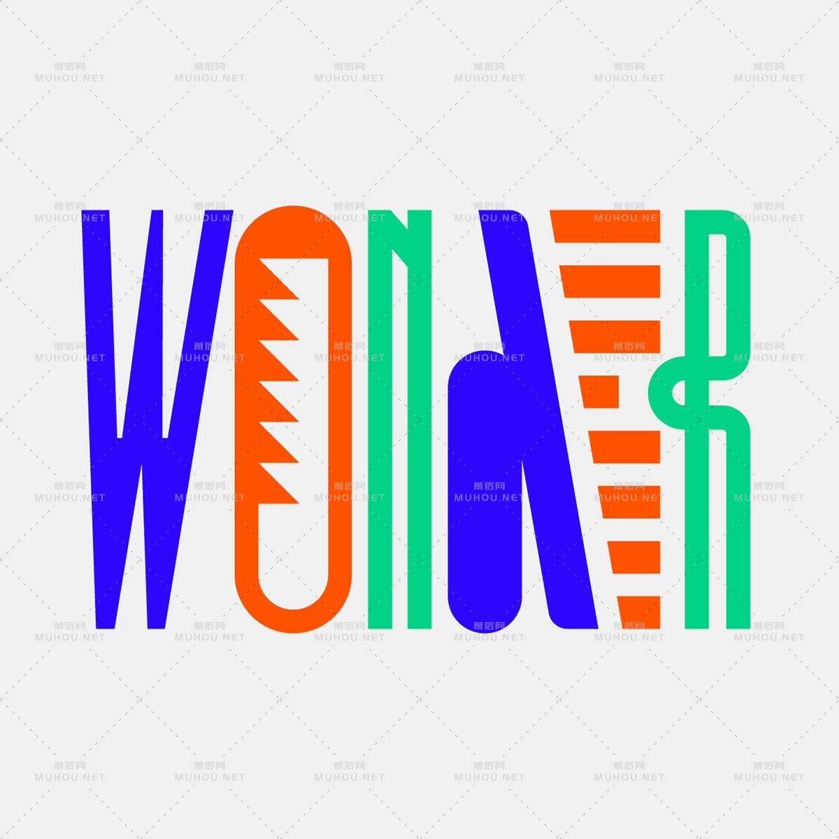 超长的字体！Rafael Serra创意字形设计