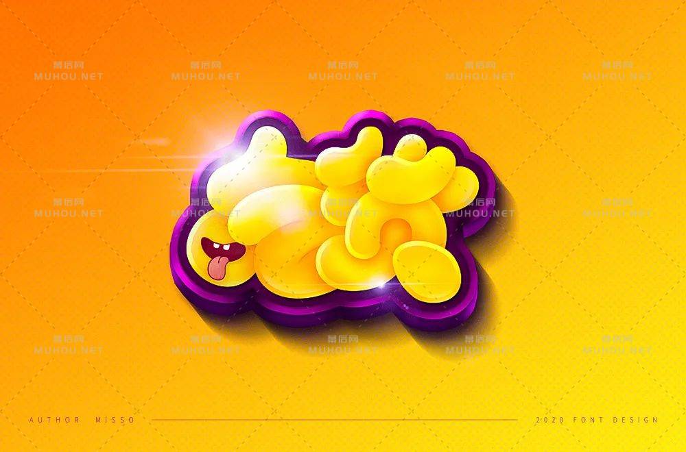 美食家！70款吃货艺术文字设计作品