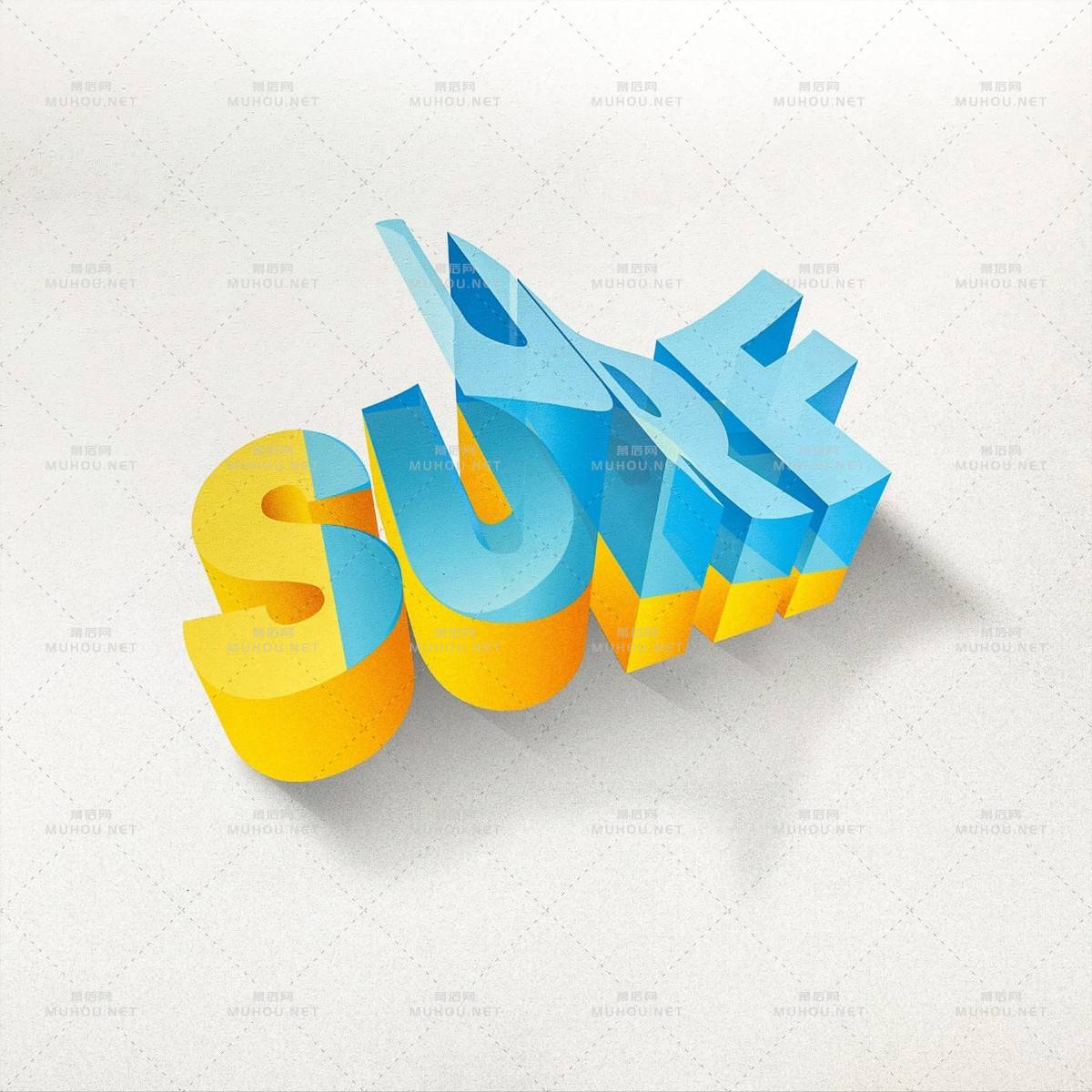 超强的立体感觉！Lex Wilson创意3D艺术文字设计作品