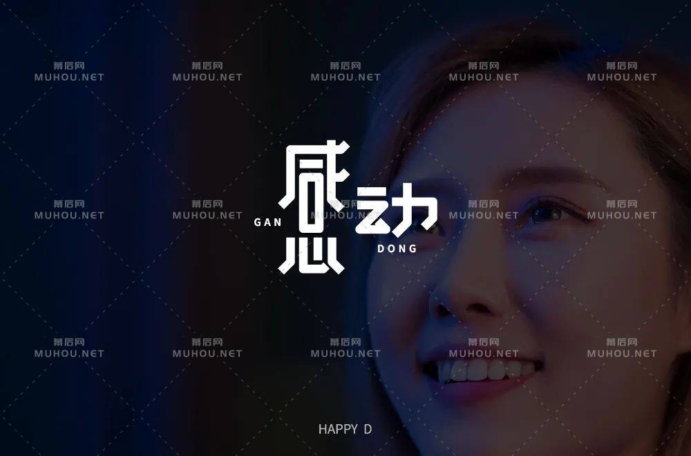 50款感字开头的艺术文字设计作品